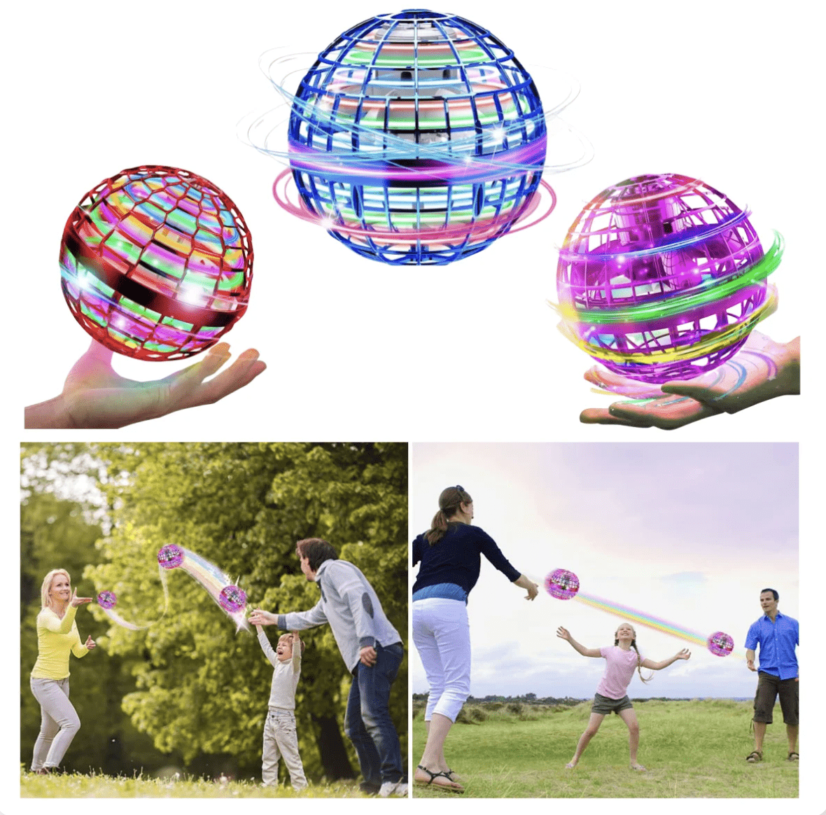 RGB Flying Orb: Play and Have Fun