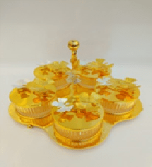 Candy tray gold and Silver WJ2213-5
