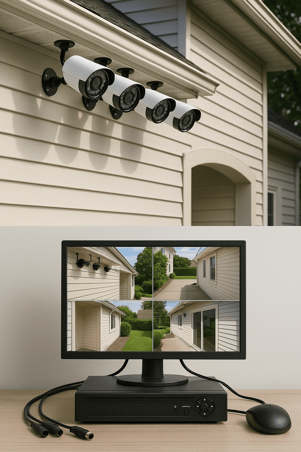 4 Set Cctv Camera