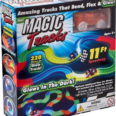 Magic Tracks Glowing 11ft Flexible Toy Model Vehicle