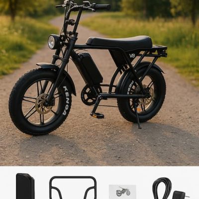 AUXI V8 Een Accu Fat Bike