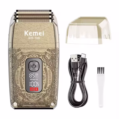 KEMEI KM-T88 Vintage Metal Shaver Head Razor